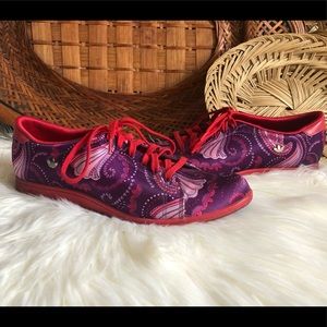 Adidas paisley print sneakers